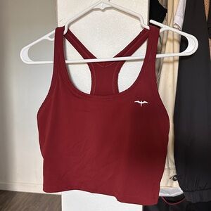 Maroon Iwa Co Top